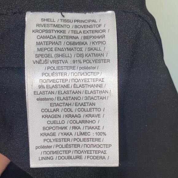 Crepe Long-Sleeve Gown Lauren - Picture 9 of 11